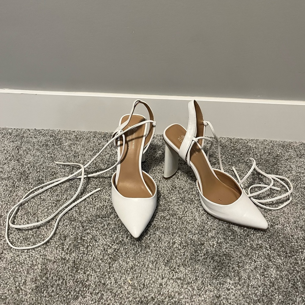 Call It Spring tie up heels